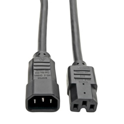 10FT Tripp Lite C14 To C15 Heavy Duty Computer Power Extension Cable