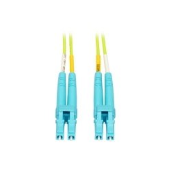 33FT Tripp Lite LC to LC Multimode Duplex Fiber Optics Patch Cable - Lime Green