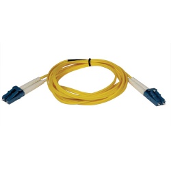 50FT Tripp Lite LC Single Mode To LC Single Mode Duplex Fiber Optic Patch Cable - Yellow