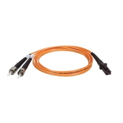 3FT Tripp Lite ST Multi Mode To MT-RJ Multi Mode Duplex Fiber Optic Patch Cable - Orange