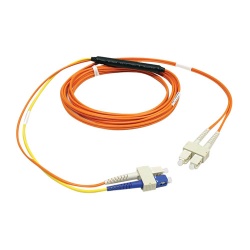 6FT Tripp Lite SC Multimode To SC Multimode Fiber Optic Mode Conditioning Patch Cable - Yellow, Orange