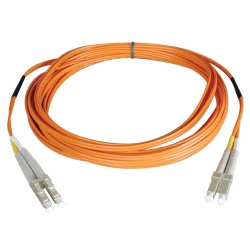 13FT Tripp Lite Duplex LC Multimode To LC Multimode Fiber Optic Patch Cable - Orange