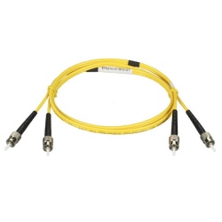 9.8FT Black Box LC To ST Fiber Optic Cable - Yellow