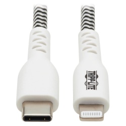 3FT Tripp Lite Heavy-Duty USB-C Male to Lightning Sync Charge Male Cable