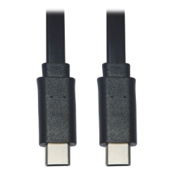 6FT Tripp Lite USB-C Male to USB-C Male USB Cable - Black