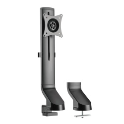 Tripp Lite Single-Display Monitor Arm with Desk Clamp and Grommet - Supports 17 Inch To 32 Inch Monitors