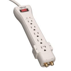7FT Tripp Lite 7 Outlet Surge Protector - Gray