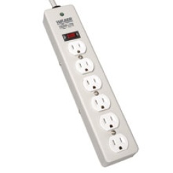 6FT Tripp Lite Waber 6 Outlet Surge Protector - Gray