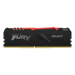 16GB Kingston Fury Beast RGB 2666MHz DDR4 Single Memory Module (1 x 16GB)