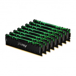 256GB Kingston Fury Renegade RGB 3200MHz DDR4 Octuple Memory Kit (8 x 32GB)