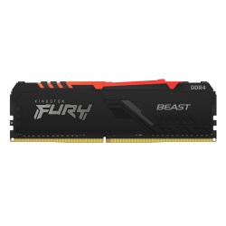 16GB Kingston FURY Beast RGB 3000MHz DDR4 Memory Module (1 x 16GB)