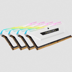 64GB Corsair Vengeance 3600MHz DDR4 Quad Memory Kit (4 x 16GB) - White
