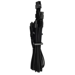 2FT Corsair PCIe 8 Pin To 2 x PCIe 6+2 Pin Internal Power Cable - Black