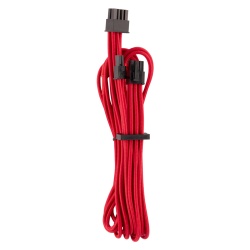 2FT Corsair PCI-E 6+2 Pin To PCI-E 8 Pin Internal Power Cable - Red