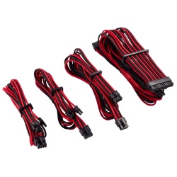 Corsair Individually Sleeved PSU Cables Starter Kit Type 4 Gen 4 - Black, Red