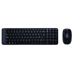 Logitech MK220 RF Wireless Black Keyboard - Russian Layout