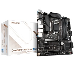 Gigabyte W480M Vision W Intel W480 Express LGA 1200 Micro ATX DDR4-SDRAM Motherboard