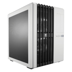 Corsair Carbide Air 540 Arctic ATX Cube Computer Case - Black, White