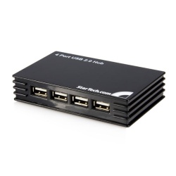 StarTech 4-Port USB2.0 Hub - Black