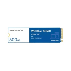 500GB Western Digital WD Blue SN570 NVME M.2 PCI Express Gen3 x4 Internal Solid State Drive