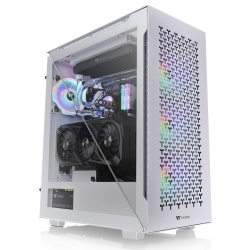 Thermaltake Divider 500 TG Air Snow Midi ATX Computer Tower - White