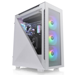 Thermaltake Divider 500 TG Snow ARGB Midi Computer Tower - White