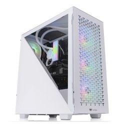 Thermaltake Divider 300 TG Air Snow Midi Computer Tower - White