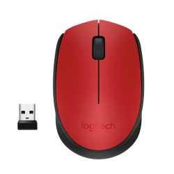 Logitech M171 Ambidextrous RF Wireless Mouse - Red