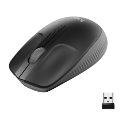 Logitech Mouse M190 Wireless Mouse - Charcoal Black