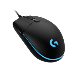 Logitech G PRO Hero Ambidextrous USB Type-A Optical Gaming Mouse - Black, Blue