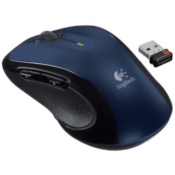 Logitech Wireless M510 Ambidextrous RF Wireless Laser Mouse - Blue