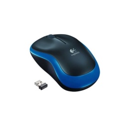 Logitech Wireless M185 RF Wireless Optical Mouse - Blue
