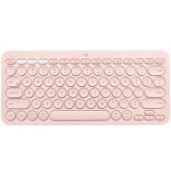 Logitech K380 Bluetooth Keyboard - German Layout - Pink