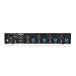 Iogear 4 Port KVM Switch - Black