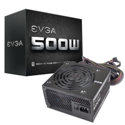 EVGA W1 500W ATX Non Modular Power Supply - Black