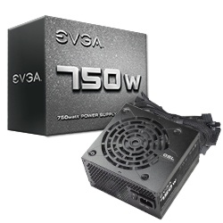 EVGA 750W ATX Non Modular Power Supply - Black