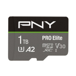 1TB PNY Pro Elite UHS I Class 10 Micro SDXC Flash Memory Card