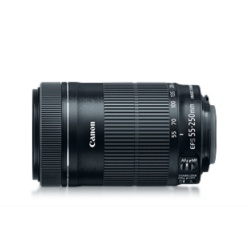 Canon EF-S 55-250mm SLR Telephoto Lens - Black