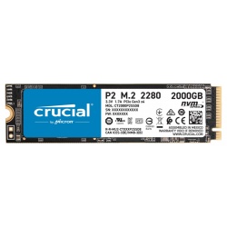 2TB Crucial P2 M.2 PCI Express 3.0 NVMe Internal Solid State Drive