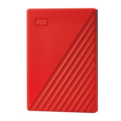 4TB Western Digital My Passport USB3.0 External Hard Drive - Red