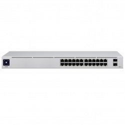 Ubiquiti 24 Port Managed L2 Gigabit Ethernet (10/100/1000) Network Switch - Silver