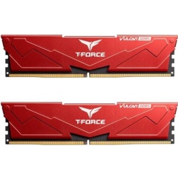 64GB Team Group T-Force Vulcan DDR5 6000MHz CL38 Dual Channel Kit (2x32GB) - Red