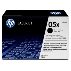 HP LaserJet Toner Cartridge CE505X Black - 6500 Page Yield