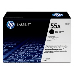 HP LaserJet Toner Cartridge CE255A Black - 6000 Page Yield