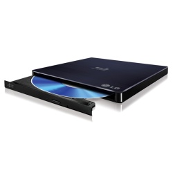 LG External Slim Portable DVD Read Write, Blu-ray Drive - WP50NB40 - Black