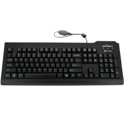 Seal Shield Silver Seal QWERTY Keyboard - Black - US Layout