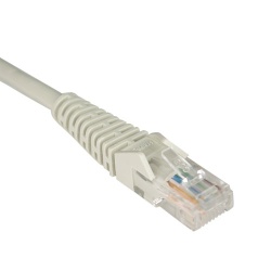 Tripp Lite Cat5e 100ft Snagless Molded UTP Patch Cable - Gray
