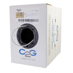 C2G Cat5e 500ft Unshielded Networking Cable - Grey