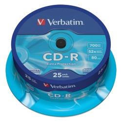 Verbatim CD-R 52x 700MB 25-Pack Spindle