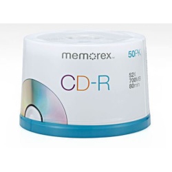 Memorex CD-R 700MB 52x 50-Pack Spindle